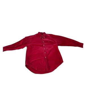 Vibrant Red Polo Shirt with Casual Comfort